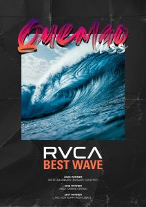 Lee más sobre el artículo SURFISTAS DE TODO MUNDO SE COMPETIRÁN PARA CONSEGUIR EL RVCA BEST WAVE