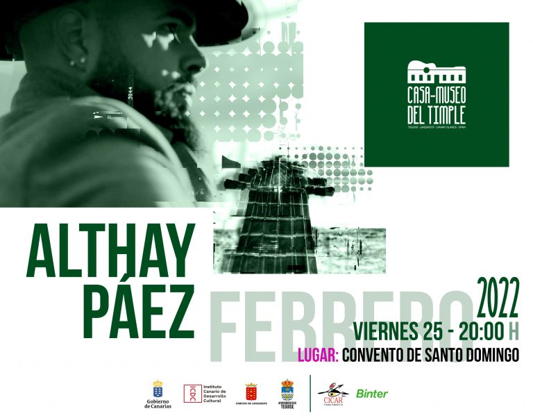 Lee más sobre el artículo La Casa-Museo del Timple de Teguise abre su programación este viernes, 25 de febrero, con Althay Páez