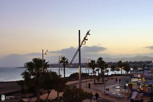 Lee más sobre el artículo Activada la iluminación LED de la Avenida de las Playas de la zona de Matagorda