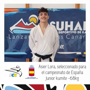 Lee más sobre el artículo El Ayuntamiento de Tías felicita al karateka Asier Lora por su participación en el Campeonato Nacional