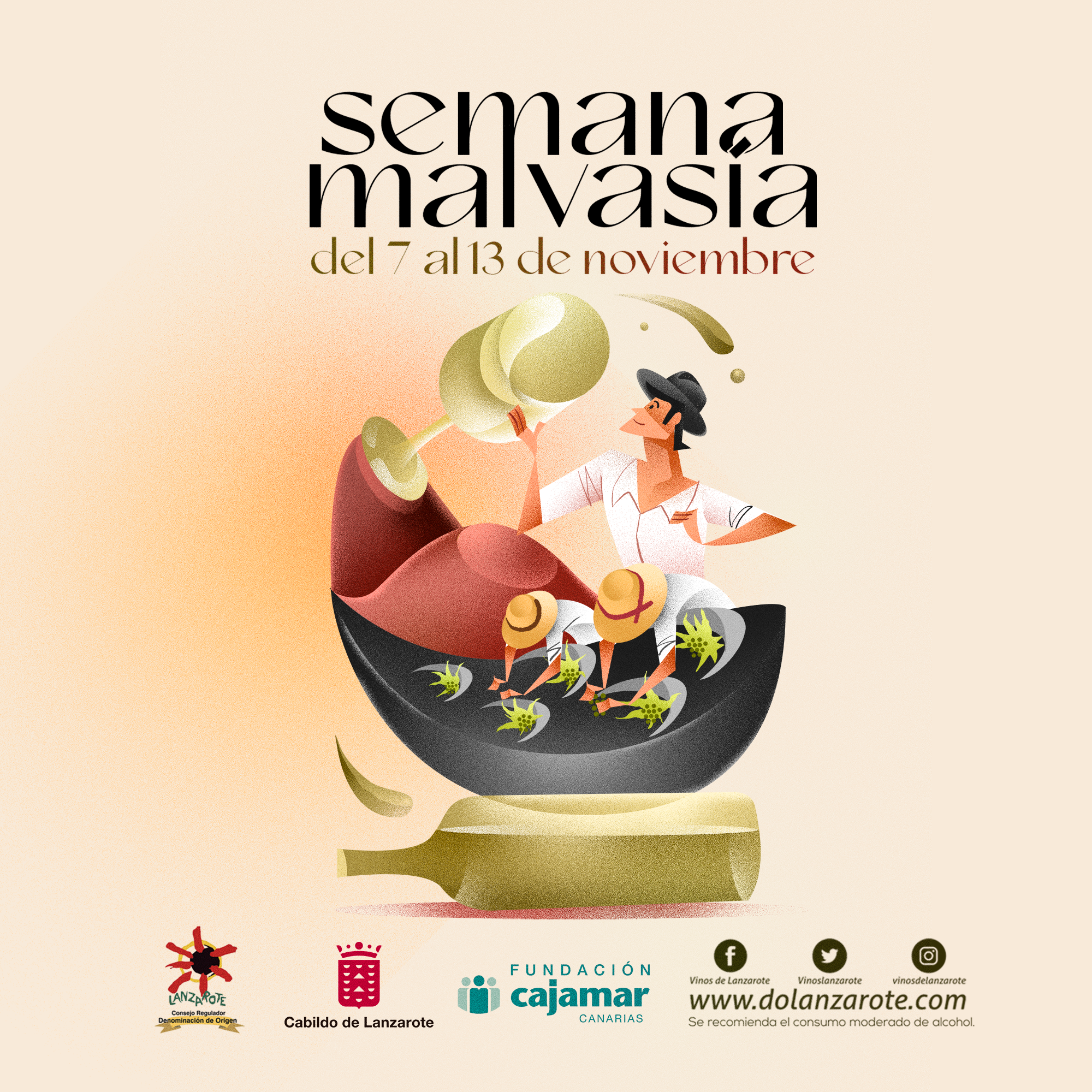 En este momento estás viendo Llega la octava edición de ‘Malvasía, la semana del vino de Lanzarote’