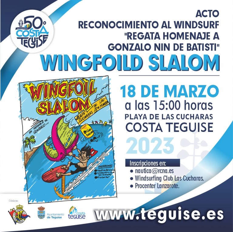 Lee más sobre el artículo Costa Teguise acogerá este sábado una regata en reconocimiento al mundo del windsurf